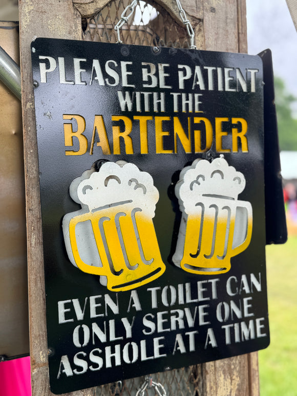 Patient With The Bartender Sign
