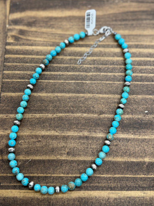 TQ & Pearl Plain Necklace