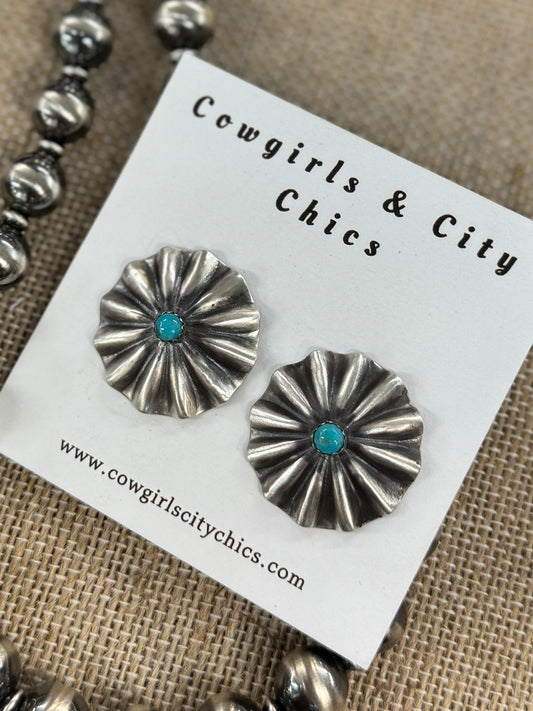 Kingman Concho {Starburst} Earrings