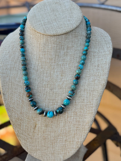 {Fort Worth} Layered Kingman Necklace