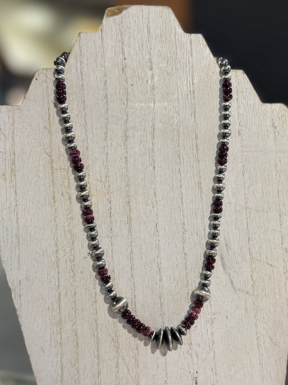Purple Spiny Oyster Graduated Pearls Necklace