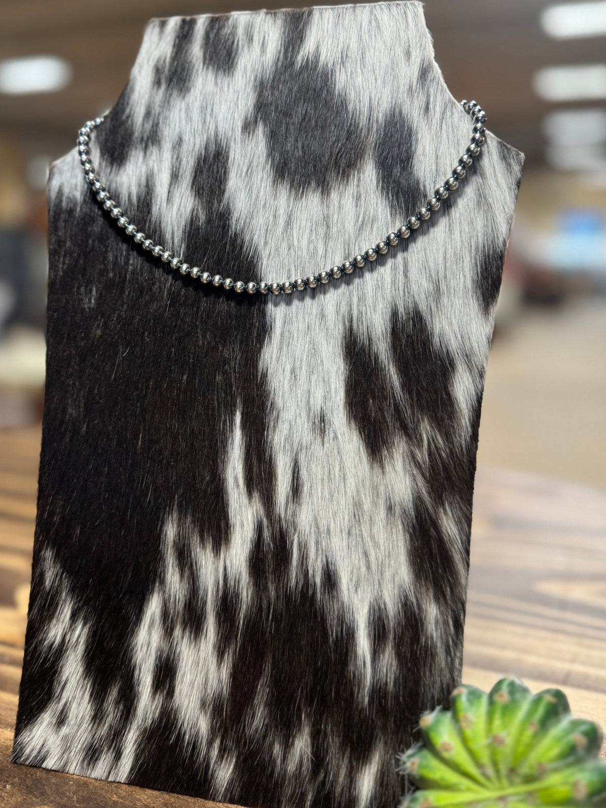 5mm Sterling Silver Pearl Necklace - Cowgirls & City Chics