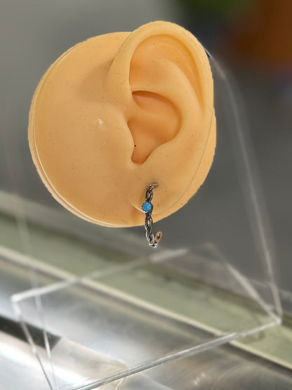 Small Rope Hoop Earrings