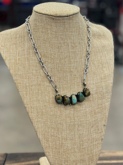 Kingman Stone Pendent Necklace