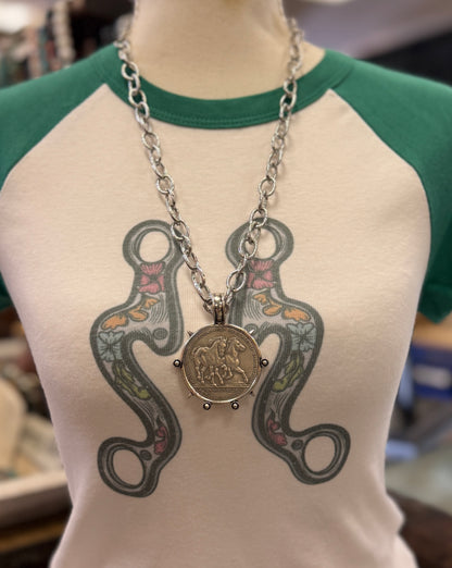 Running Horse Coin Necklace
