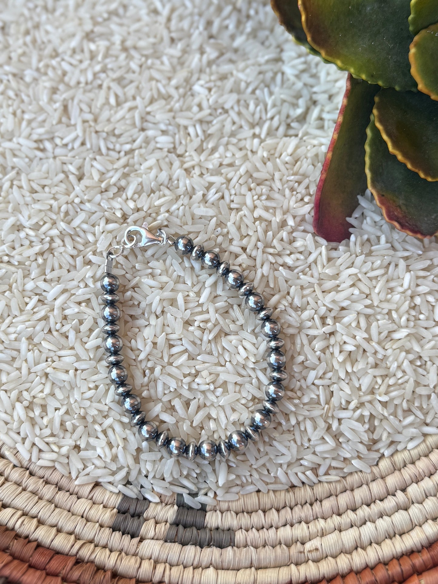 {Midland} Spacer & Pearl Bracelet