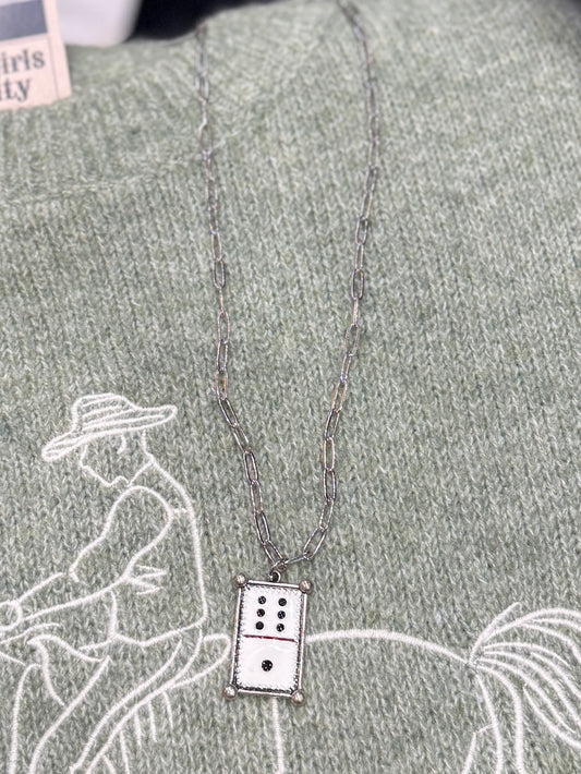 Dominio Paperclip Necklace