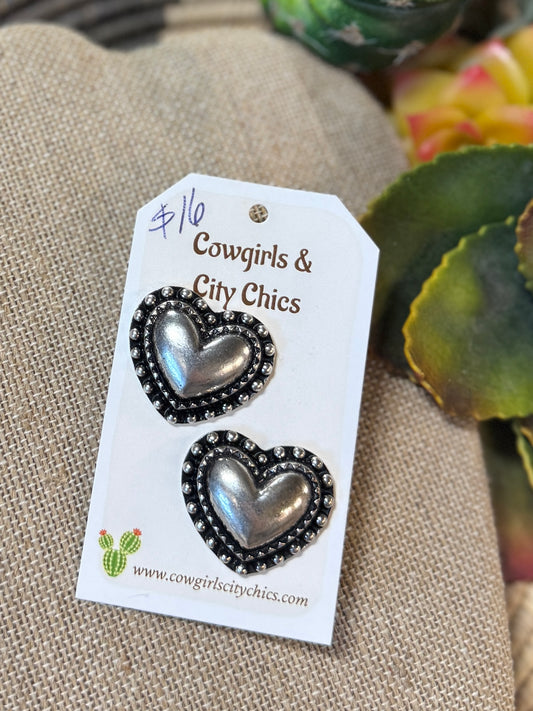Southwest Heart Earrings