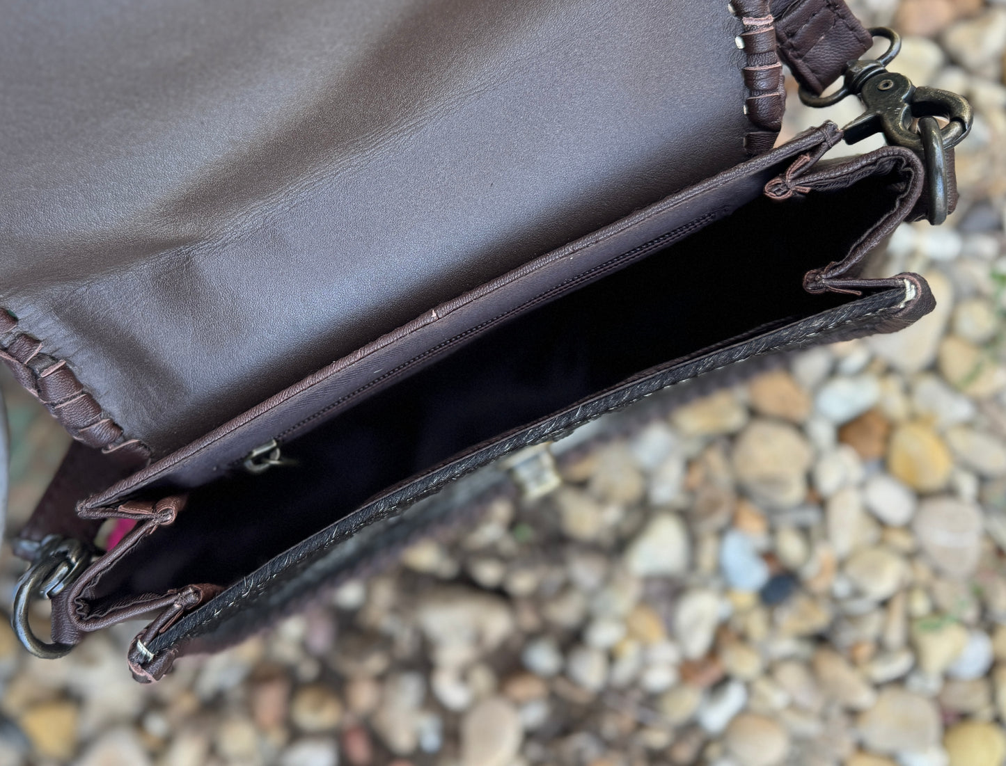Leather Cowhide Messenger