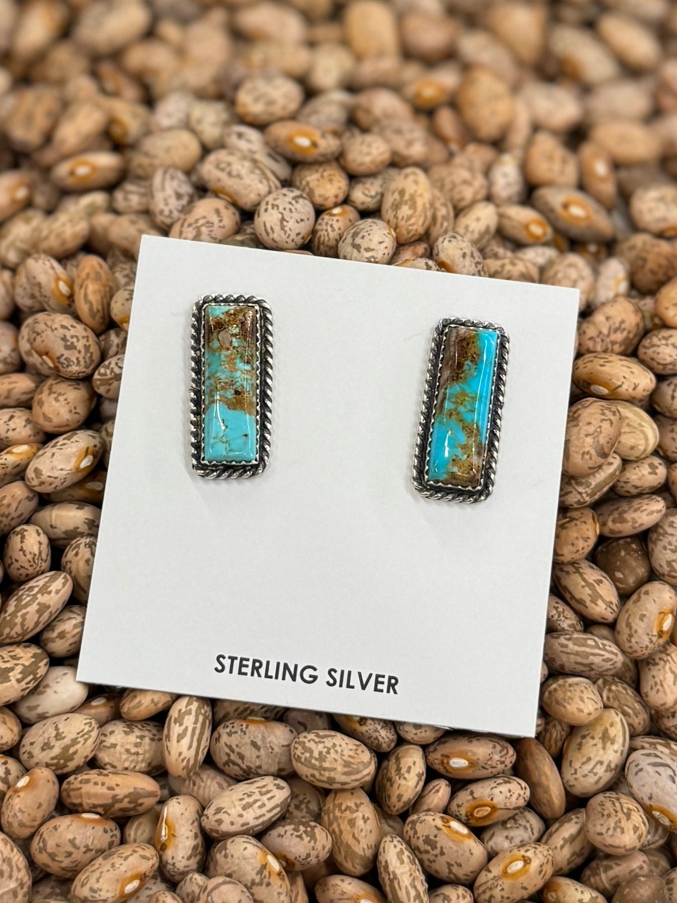 Turquoise Bar Earrings