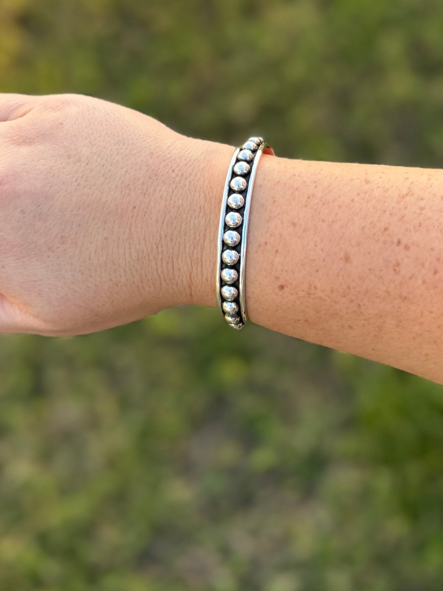 6mm Dot Sterling Cuff - Cowgirls & City Chics
