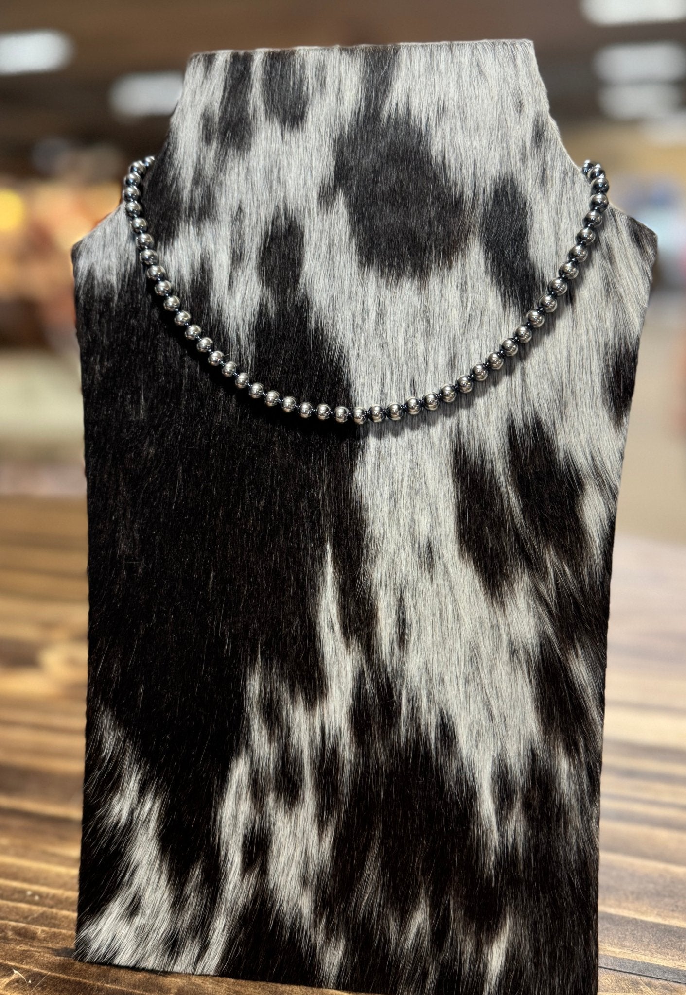 6mm Sterling Silver Navajo Pearl Necklace – Cowgirls & City Chics
