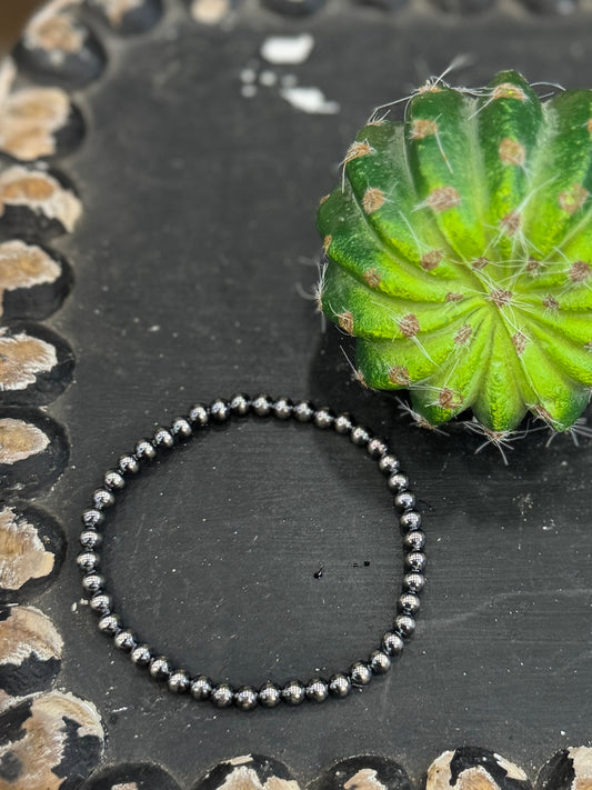 4mm {Pecos} Stretch Pearl Bracelet