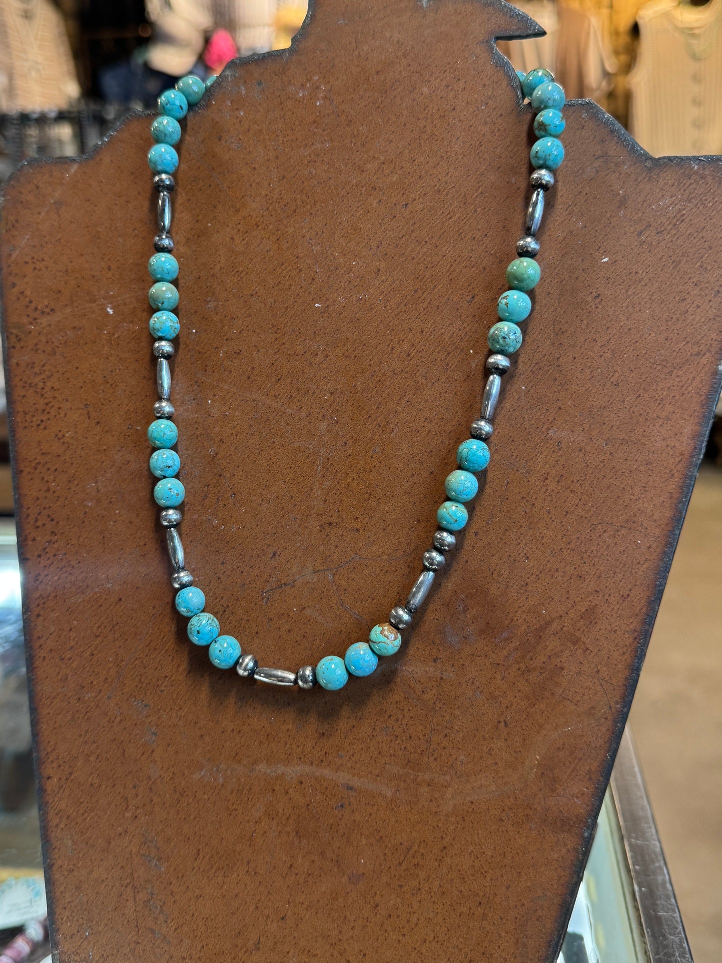{El Paso} Pearl & Turquoise Necklace