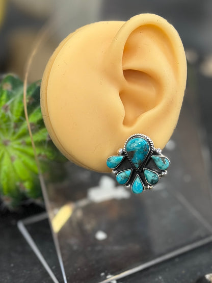 Kingman Cluster Post Earrings