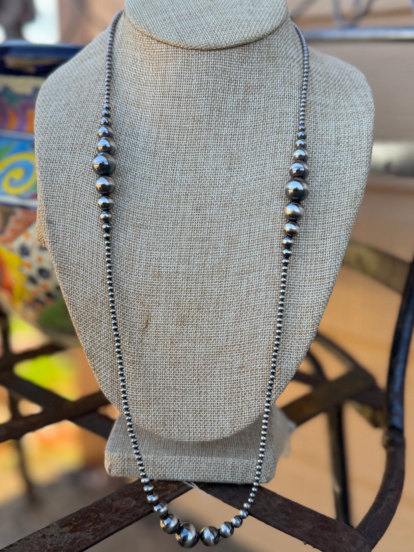 {Emory} Graduated Pearl Necklace