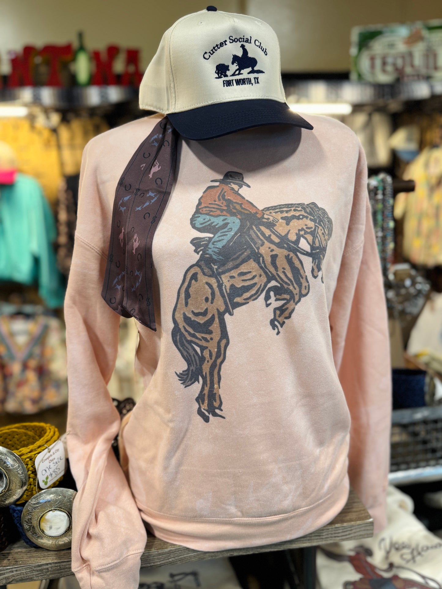 Buckin' Bronc Pullover