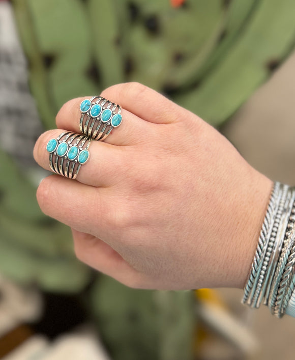 {Pecos} Turquoise Sterling Ring