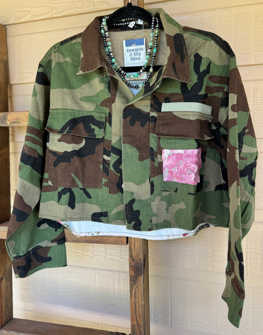 Camo {Swiftie} Floral Jacket