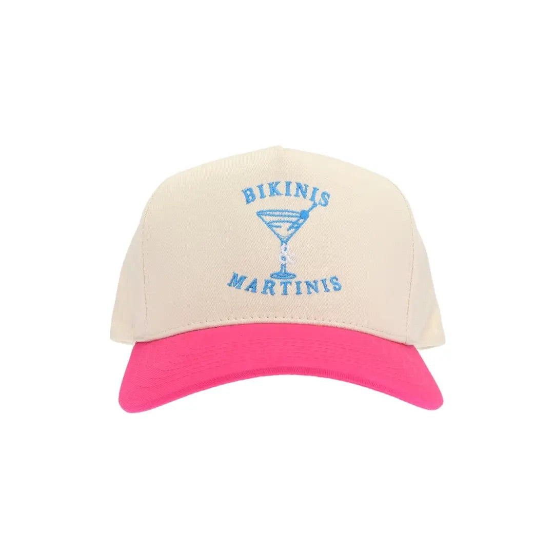 Bikini Martini Embroidered Hat