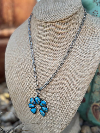 Turquoise Blossom Necklace