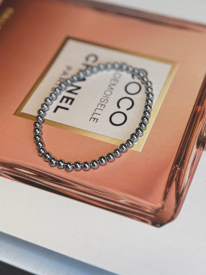 Silver Bead Bracelet