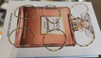 Two-Tone Varied Bead Bracelet