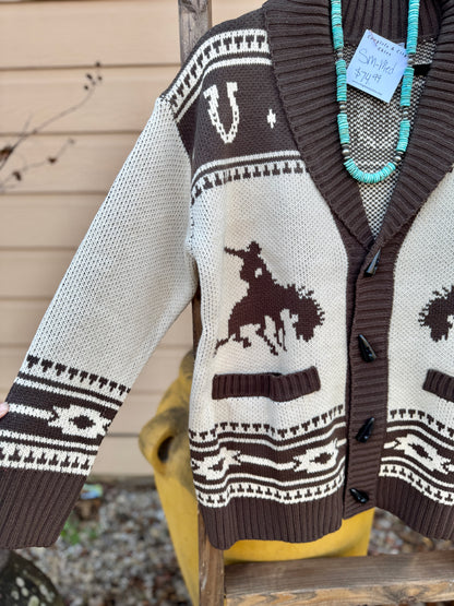 Rodeo Desert Cardigan {Brown}
