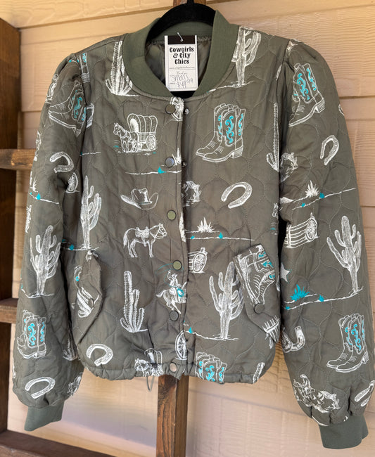 {Wild West} Quilted Jacket