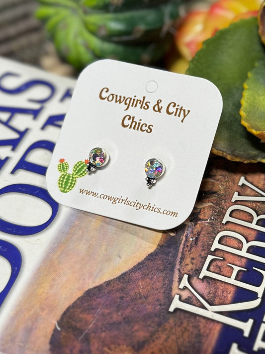 Small Sparkly Stud Earrings