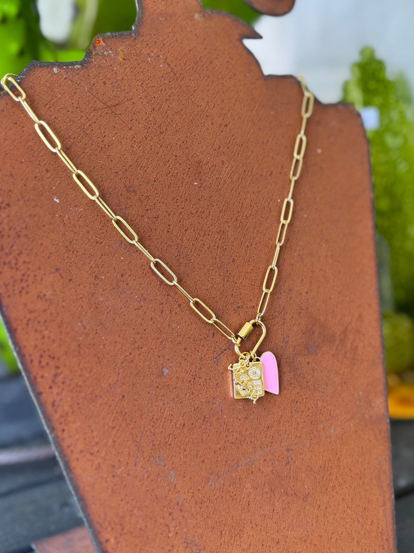 Multi-Charm MAMA Necklace