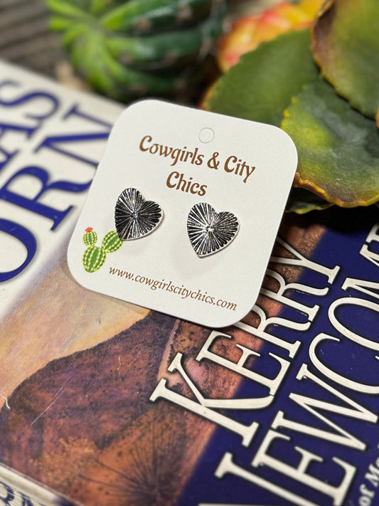 Plain Heart Earrings