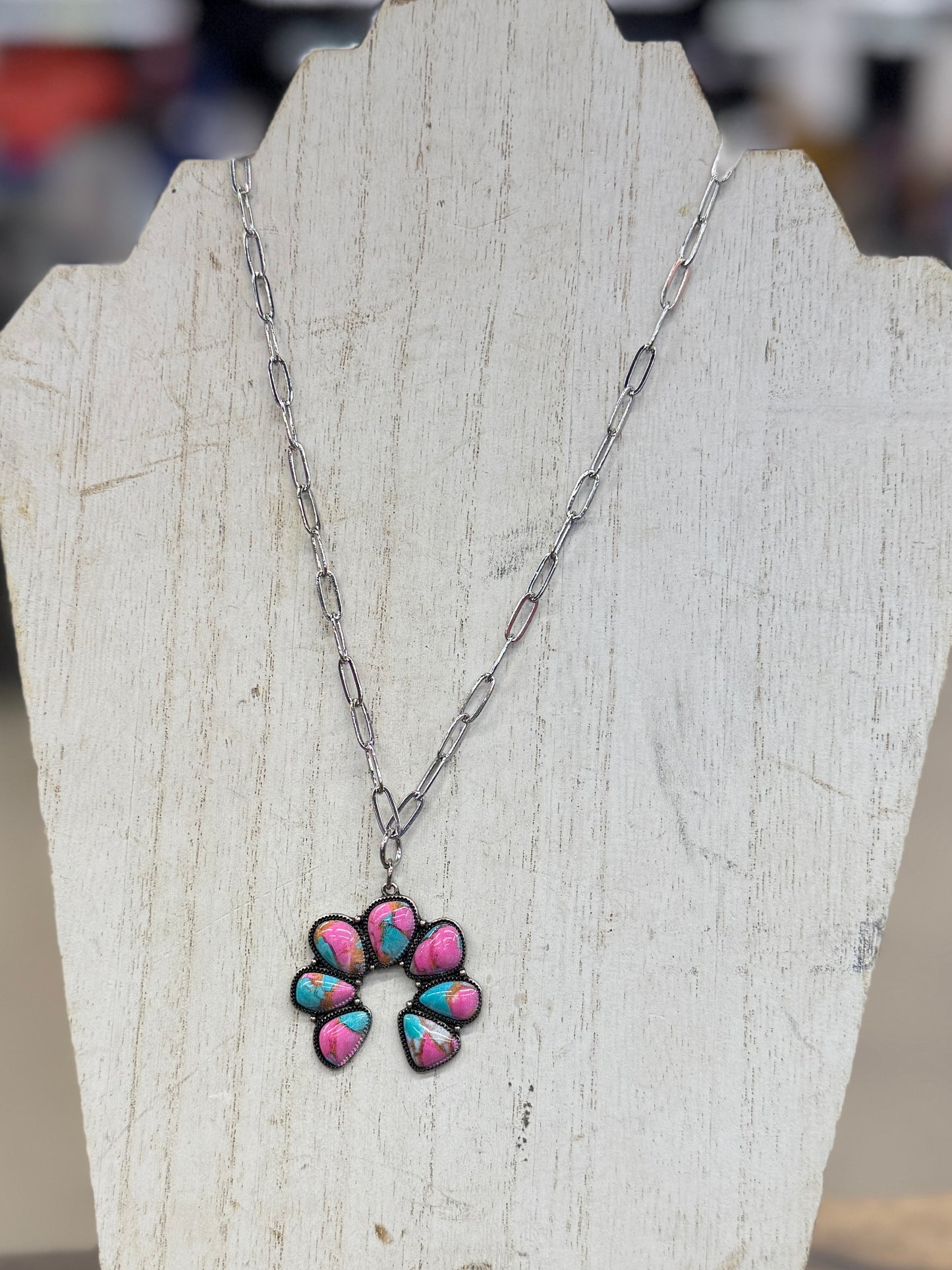 Pnk/TQ Blossom Necklace