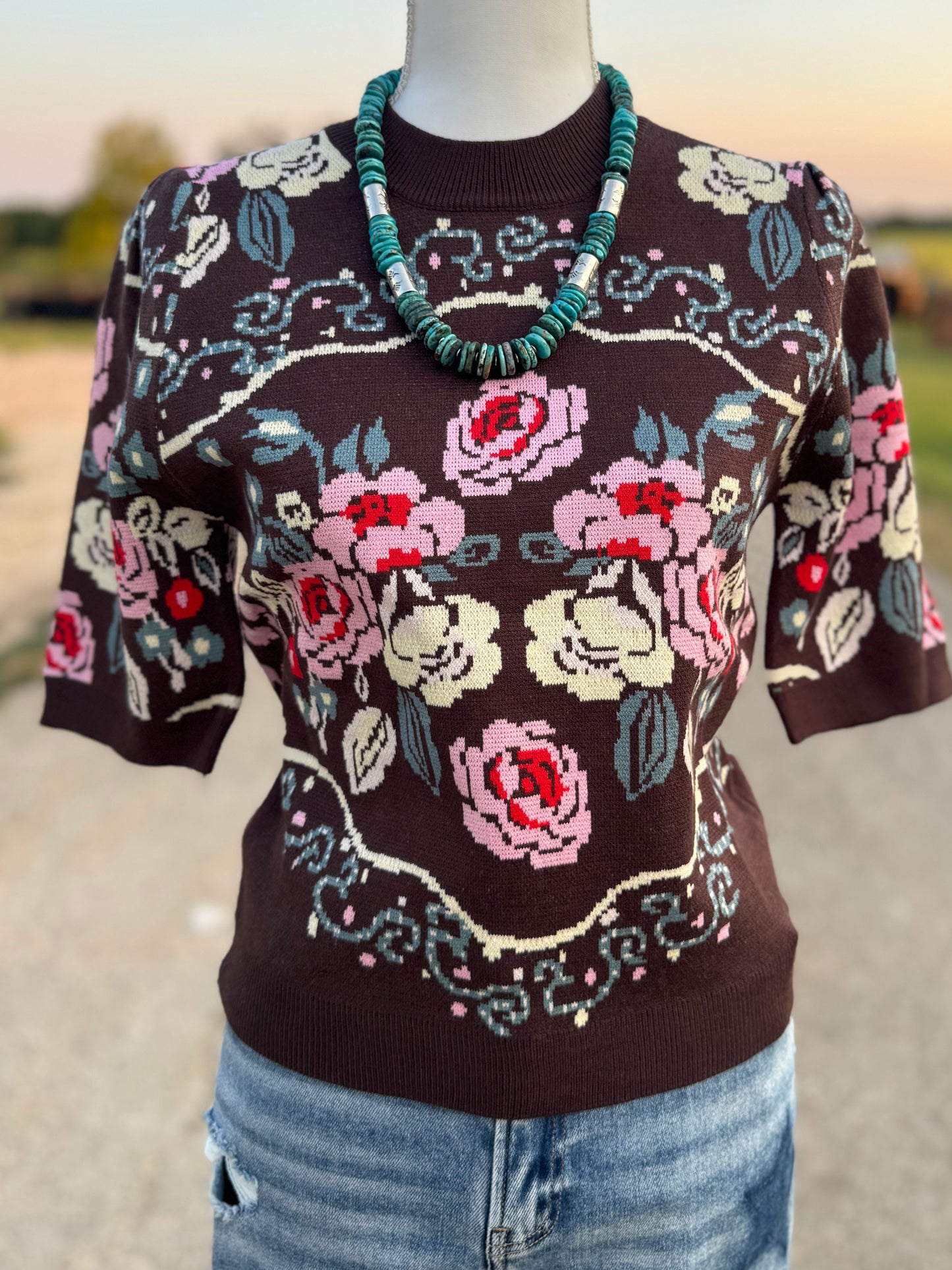 {Quincey} Floral Top