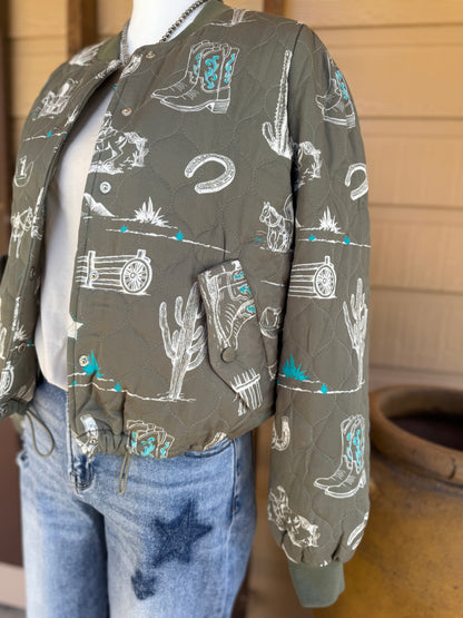 {Wild West} Quilted Jacket