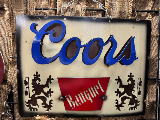 Coors Banquet Sign