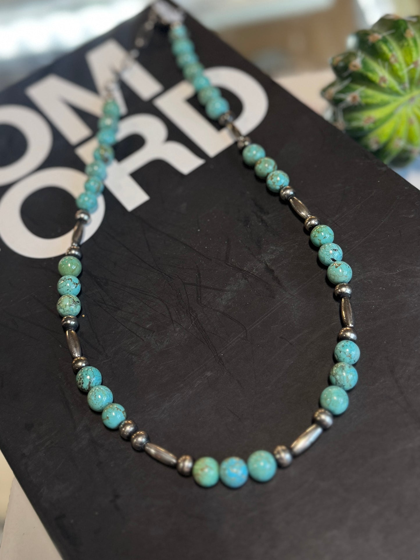 {El Paso} Pearl & Turquoise Necklace