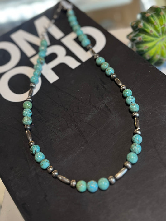 {El Paso} Pearl & Turquoise Necklace