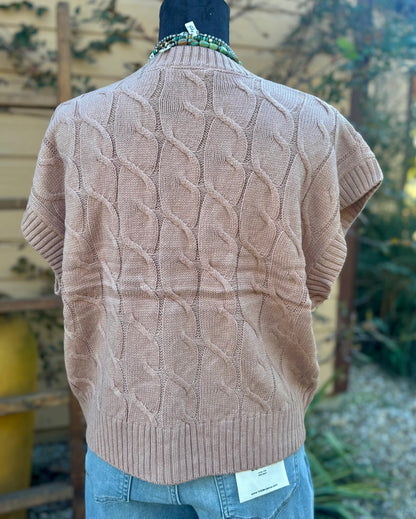 Taupe Sweater Top