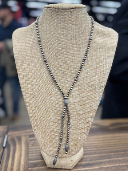 {Ella} Drop Lariat Necklace