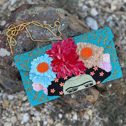 Freda Beaded Clutch