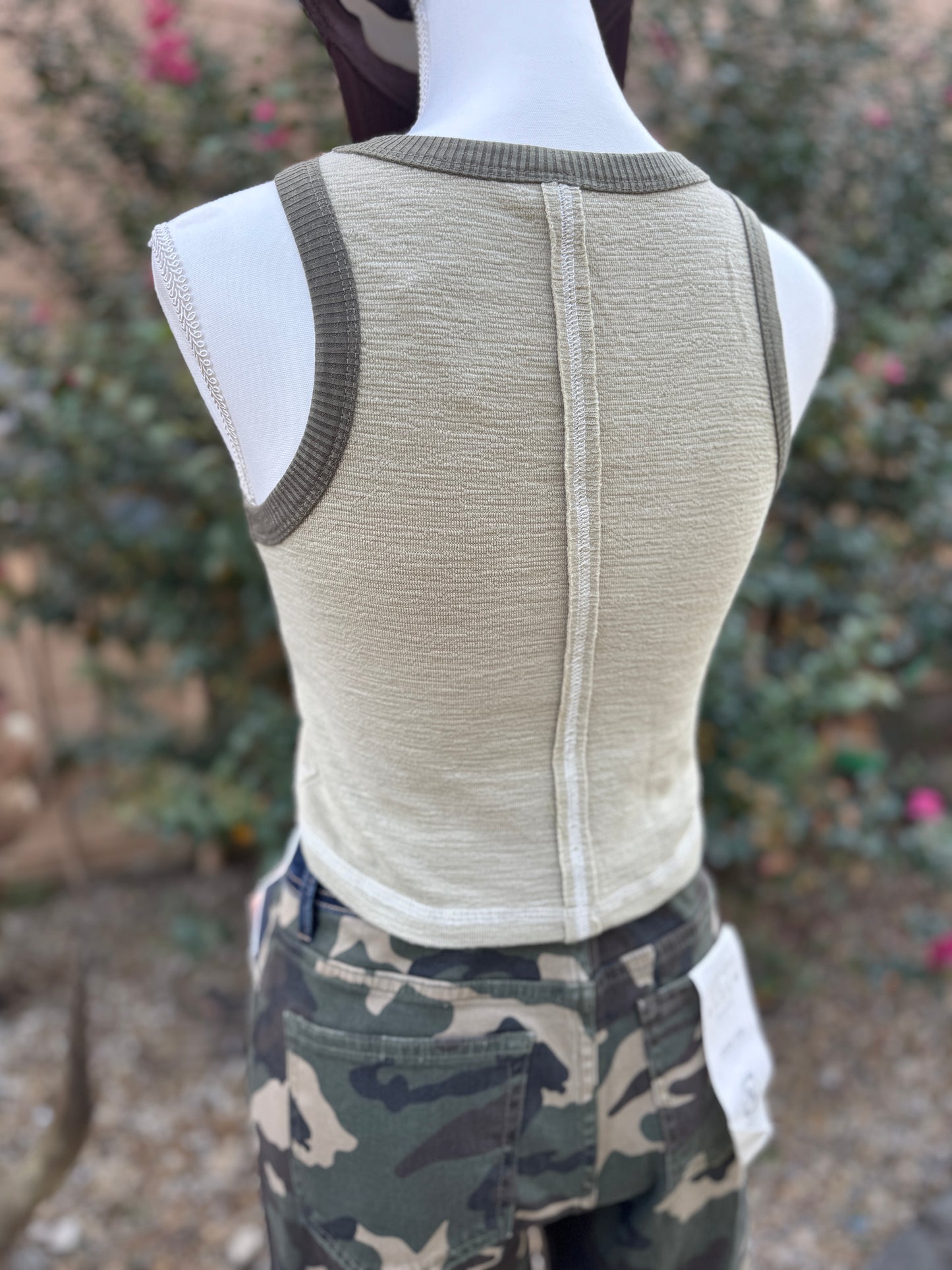 {OLIVE} Fall Leaves Layering Tank