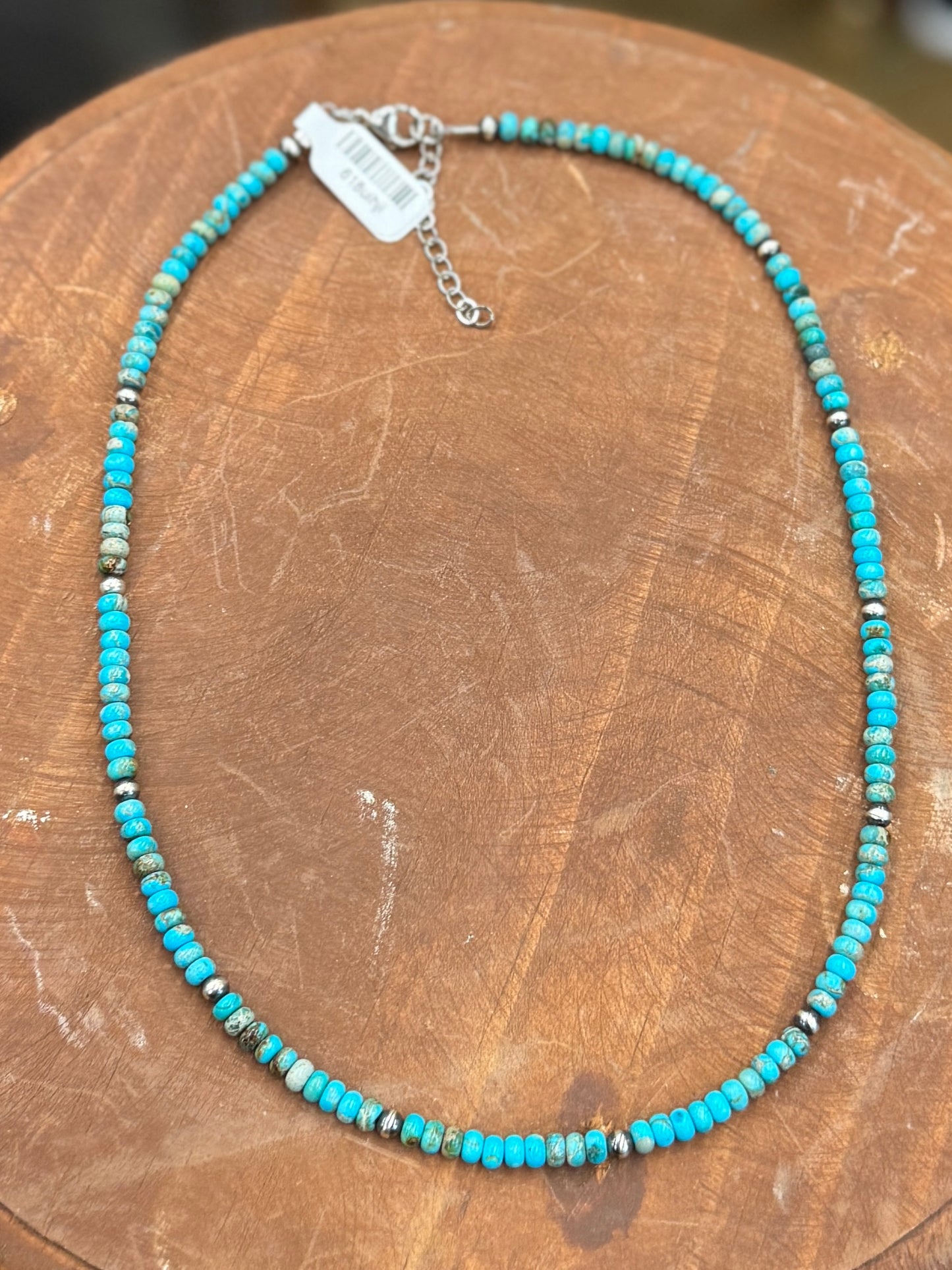 {Lena} Pearl & Kingman Necklace