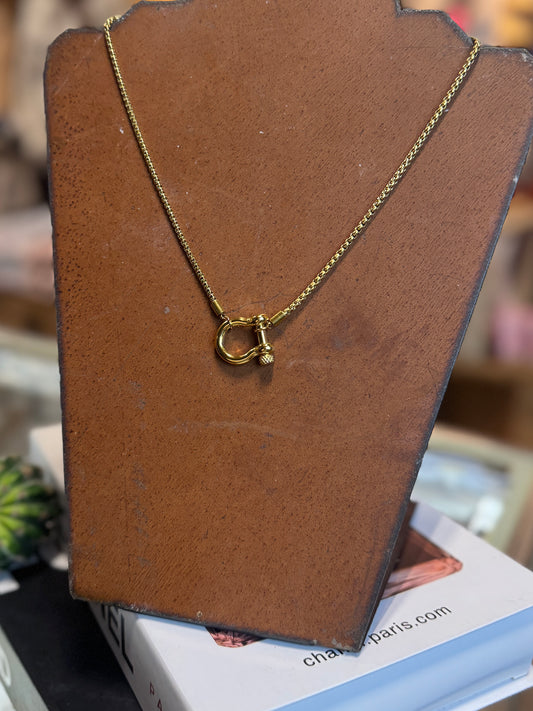 Screw Bit Chain Necklace