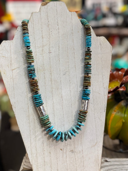 {Big Bend} Kingman Graduated Beaded Necklace