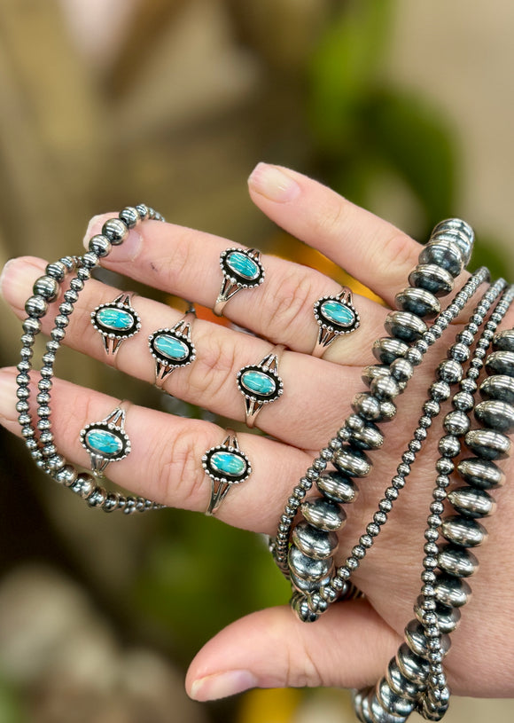 Turquoise {Gypsy} Silver Ring