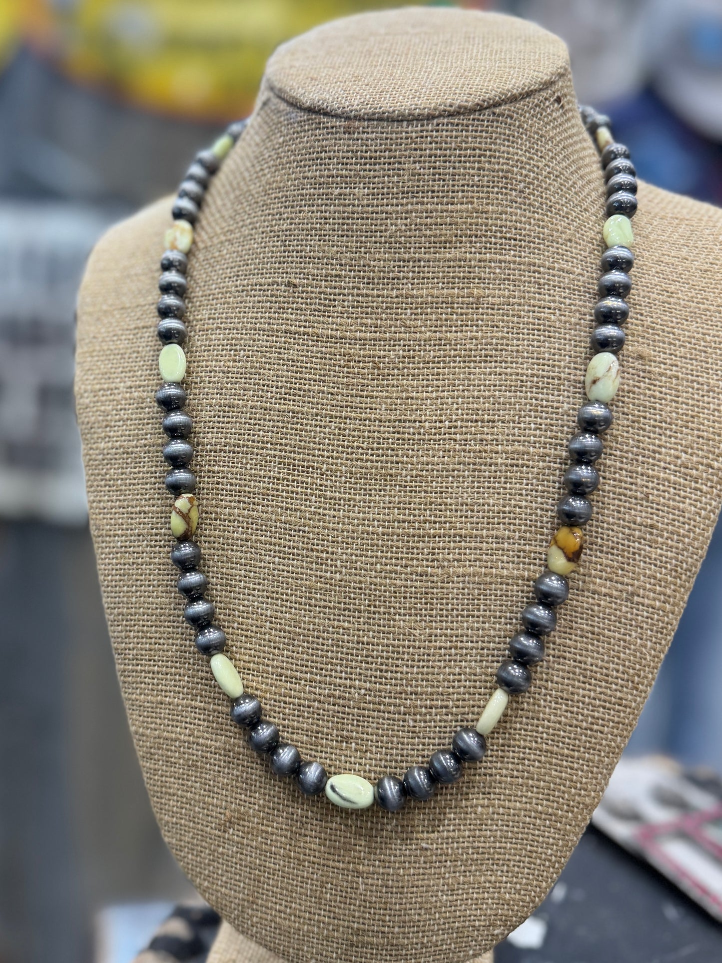 {Trigger} Palomino & Pearl Necklace