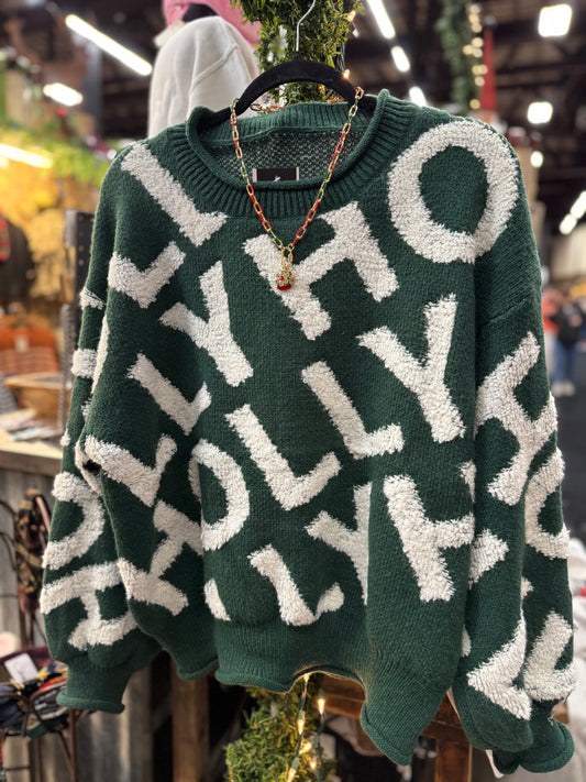 Holy Chunky Knit Sweater