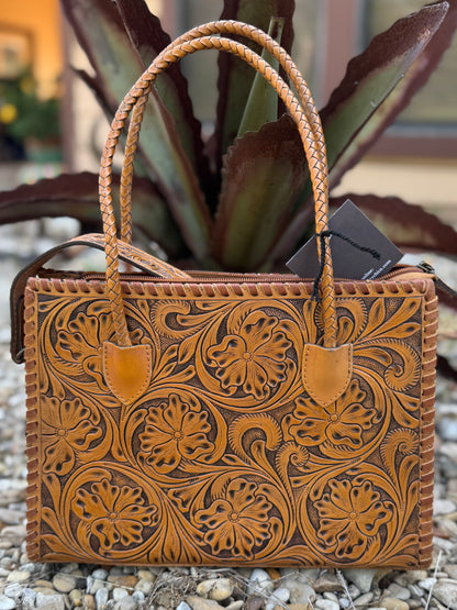 Tooled Leather Purse