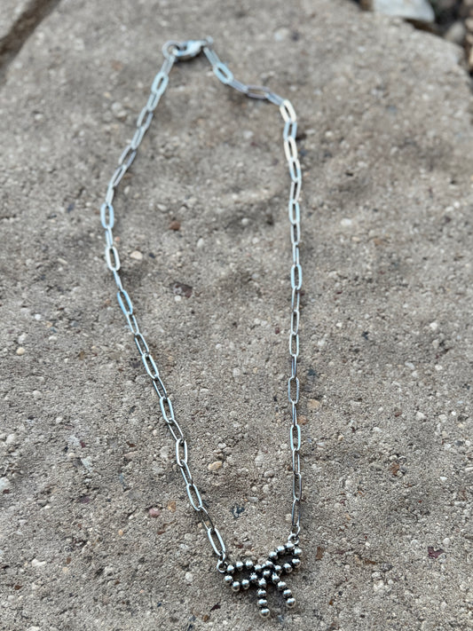 Stud Bow Necklace